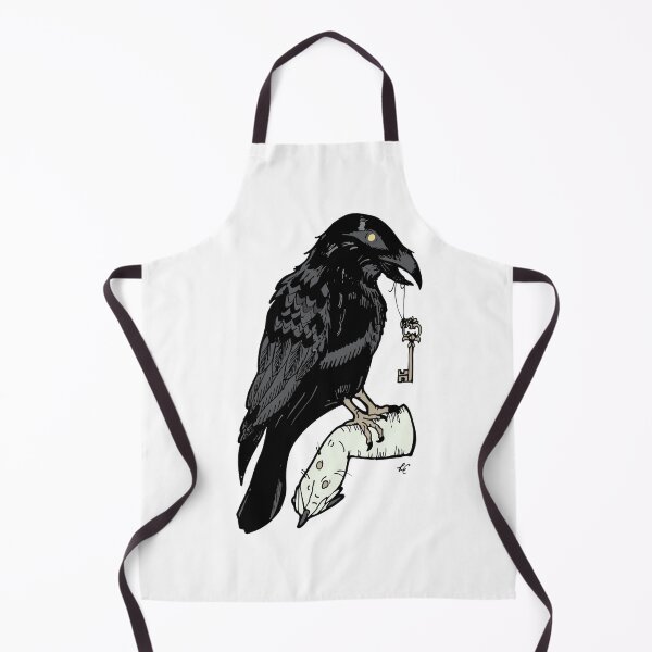 Item preview, Crow With Key Necklace Raven Keeper Secret Key designed and sold by Lauraacox-Art.