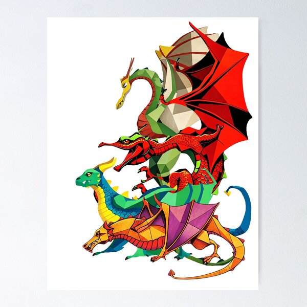 Item preview, Flight of dragons designed and sold by Glenbobagins.