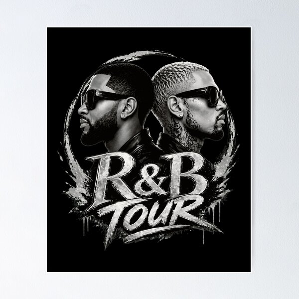 Item preview, Urban Music Tour Black White Art designed and sold by TracenNgf.