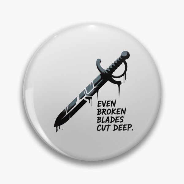 Item preview, Banksy Sword - Even broken blades cut deep designed and sold by 123ks.