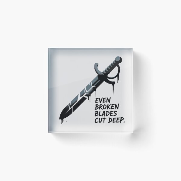 Item preview, Banksy Sword - Even broken blades cut deep designed and sold by 123ks.