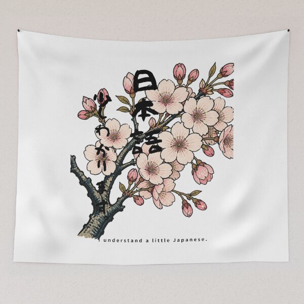 Item preview, Nihongo Sukoshi Wakarimasu - I Understand a Little Japanese | Ukiyo-e Sakura | Japanese Design designed and sold by JapanMemoir.