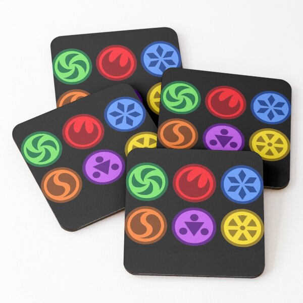 Item preview, Six Colorful Element Emblem Icons - Medallions 3 designed and sold by Eddiepublic.