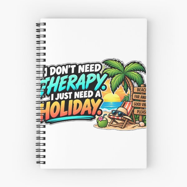 Item preview, I Don't Need Therapy I Just Need A Holiday Design designed and sold by Kenzie & Co.