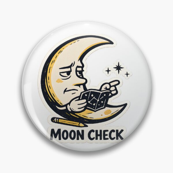 Item preview, Moon Check Funny Astronomy Stargazing T-Shirt designed and sold by Naviora.