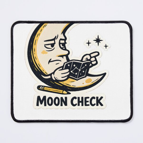 Item preview, Moon Check Funny Astronomy Stargazing T-Shirt designed and sold by Naviora.