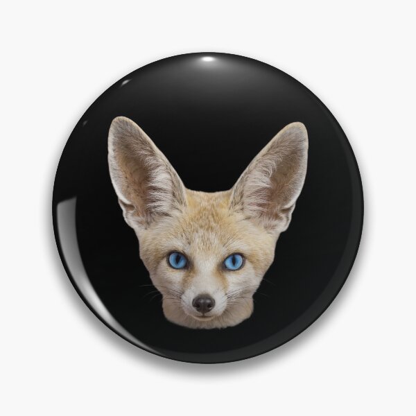 Item preview, Fennec Fox Face Blue Eyes Cute Desert Animal Art designed and sold by cabana.space.