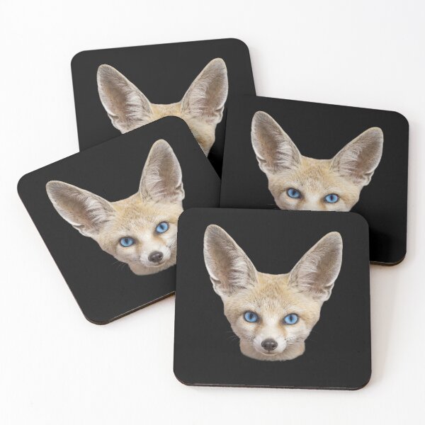 Item preview, Fennec Fox Face Blue Eyes Cute Desert Animal Art designed and sold by cabana.space.