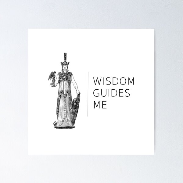 Item preview, Athena Goddess of Wisdom Minimalist Art designed and sold by MEET THE MYTH.