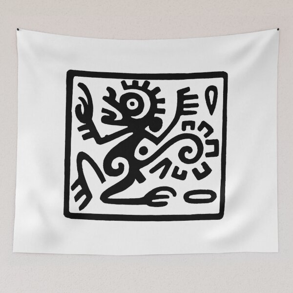 Item preview, Traditional Mayan Art Drawing designed and sold by colliophoto.