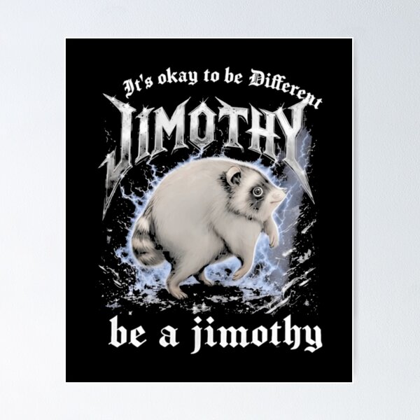 Item preview, Jimothy Raccoon Lightning It’s Okay To Be Different Be A Jimothy designed and sold by AARABwino.