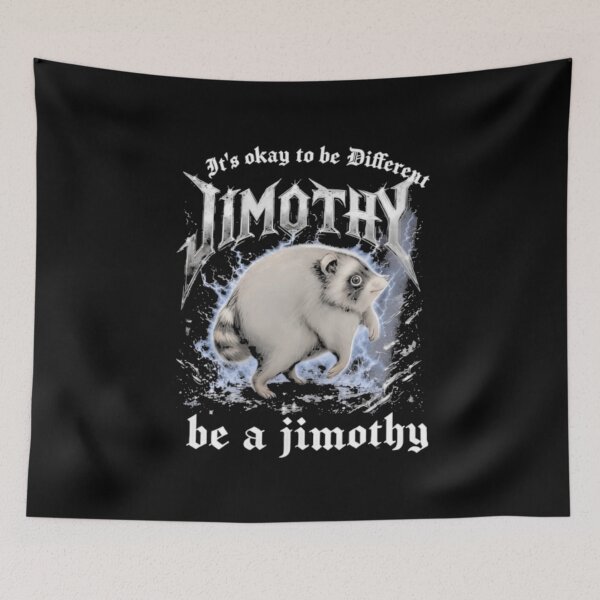 Item preview, Jimothy Raccoon Lightning It’s Okay To Be Different Be A Jimothy designed and sold by AARABwino.