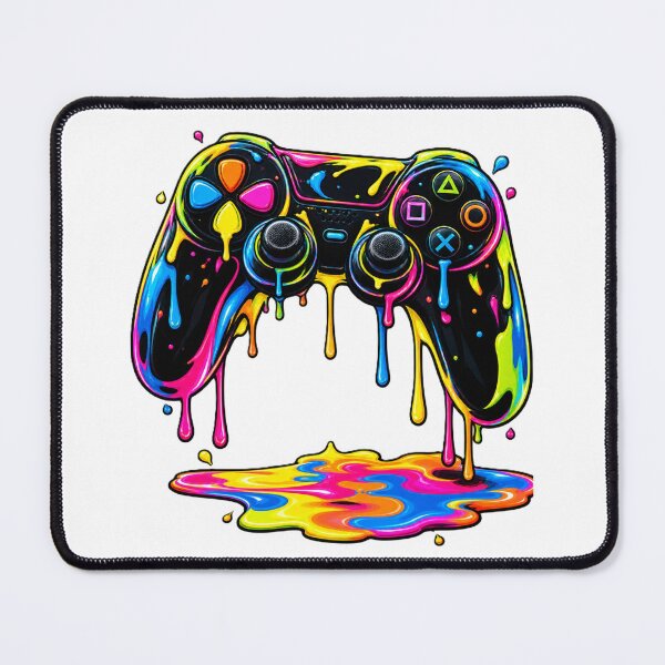 Item preview, Neon Drip Gaming Controller Sticker designed and sold by PRIME4YOU.