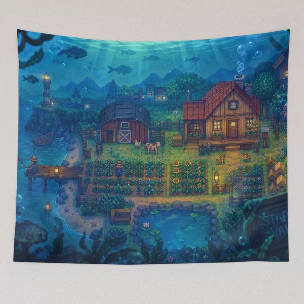 Item preview, Stardew Valley Under Water designed and sold by FeelTheDrawing.