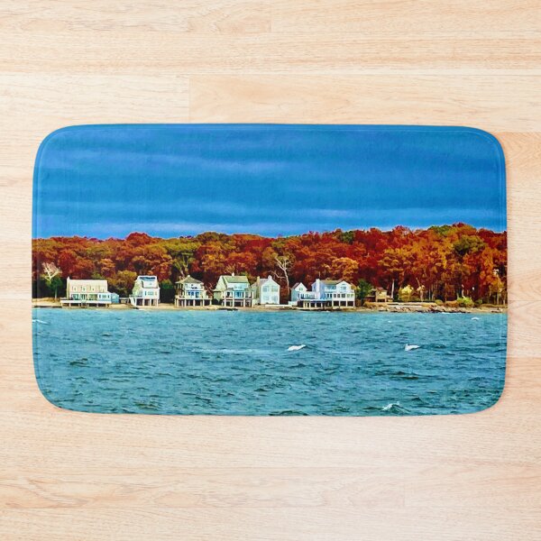 Item preview, Compo Beach Westport, CT - Sam's Seascape Series Houses designed and sold by GiftsbyNaomi.