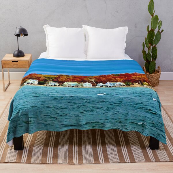 Item preview, Compo Beach Westport, CT - Sam's Seascape Series Houses designed and sold by GiftsbyNaomi.