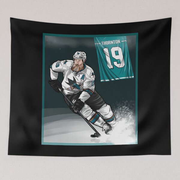 Item preview,  Joe Thornton. Jersey Retirement designed and sold by gamerzyahya.