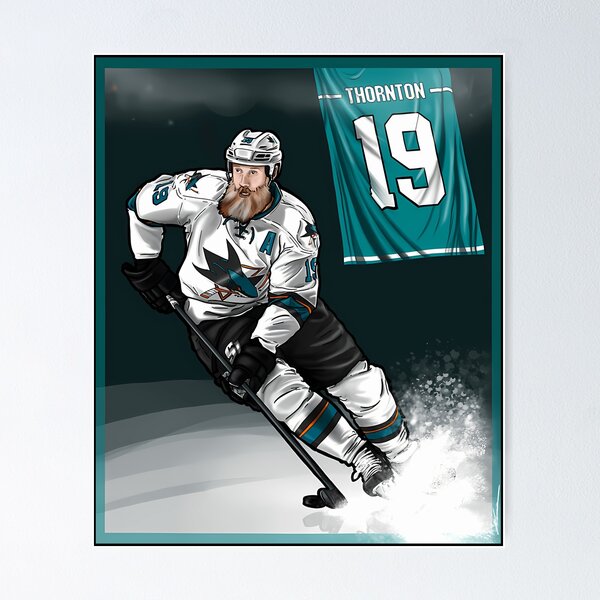 Item preview,  Joe Thornton. Jersey Retirement designed and sold by gamerzyahya.