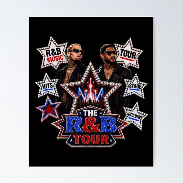 Item preview, R&B Music Tour Concert Fan Gear designed and sold by nnKalim36.