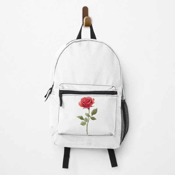 Item preview, Elegant illustration of a red rose – realistic botanical art designed and sold by Nela-&-Lena.