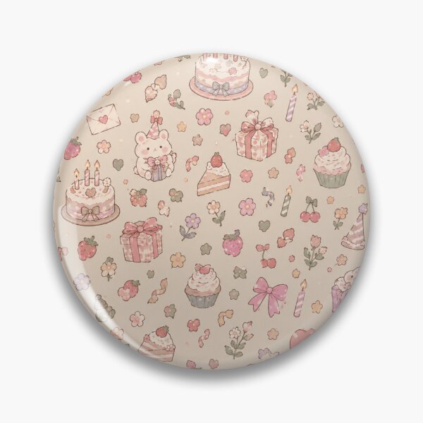Item preview, Cute Pastel Birthday Party Seamless Pattern designed and sold by ellinnur.