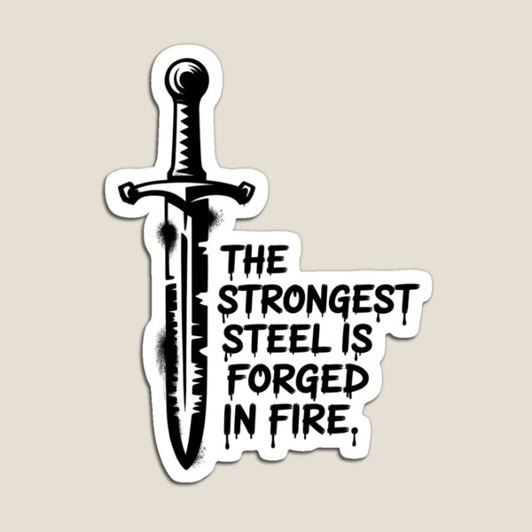 Item preview, Banksy - The strongest steel is forged in fire designed and sold by 123ks.