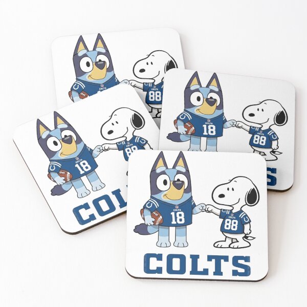 Item preview, Bluey And Snoopy Indianapolis Football Buddies designed and sold by DamianRoy88.