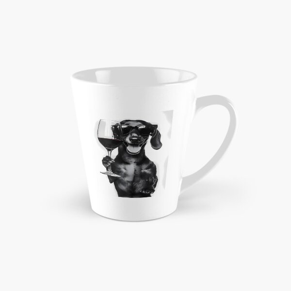 Item preview, Dachshund Dog Drinking Red Wine  Wearing Sunglasses designed and sold by uyndonG-rey.
