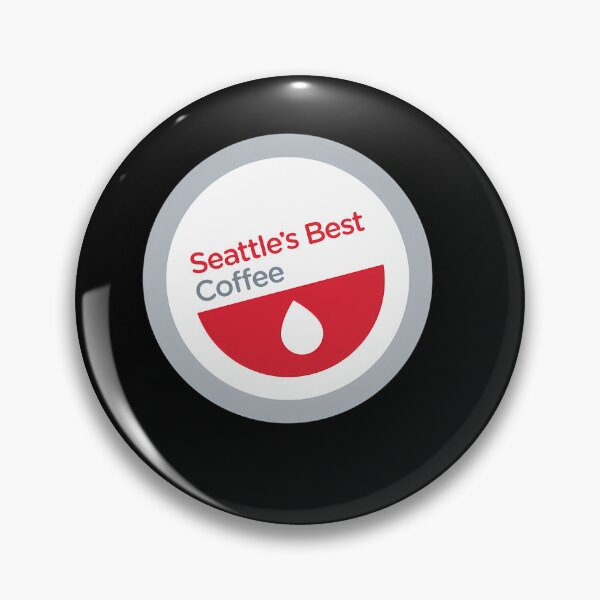 Item preview, Coffee Red Drop Circle Emblem designed and sold by IsabelleParker.