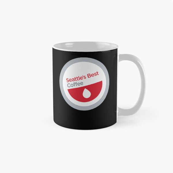 Item preview, Coffee Red Drop Circle Emblem designed and sold by IsabelleParker.
