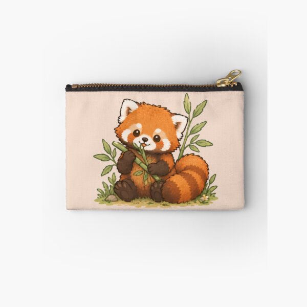 Item preview, Bamboo Snack Time Red Panda designed and sold by MellowMunchkins.