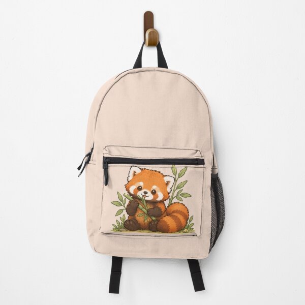 Item preview, Bamboo Snack Time Red Panda designed and sold by MellowMunchkins.