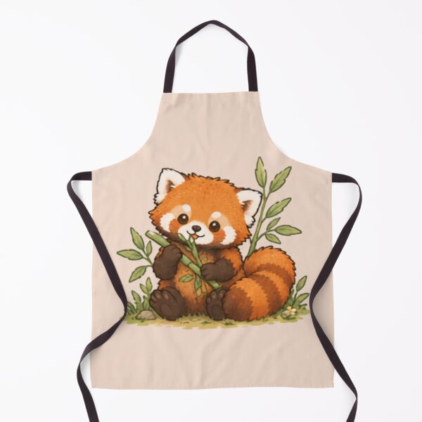 Item preview, Bamboo Snack Time Red Panda designed and sold by MellowMunchkins.