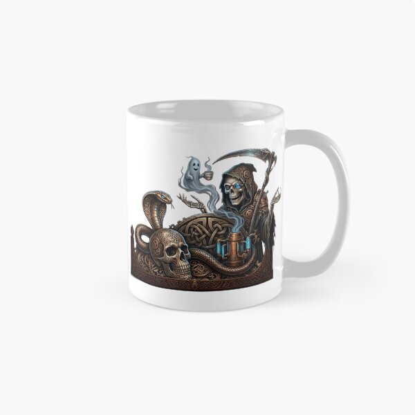 Item preview, Steampunk Grim Reaper Coffee Break designed and sold by nicky2342.