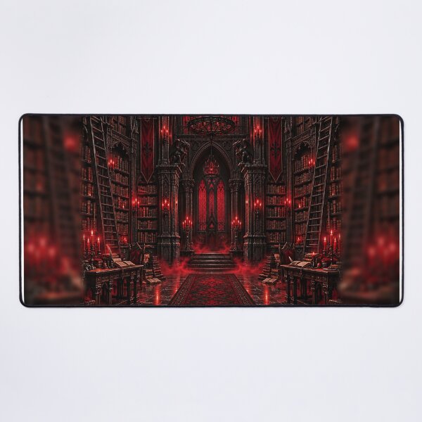 Item preview, Crimson Moon Cemetery Gateway – Gothic Haunted Graveyard Backdrop designed and sold by TXLou.