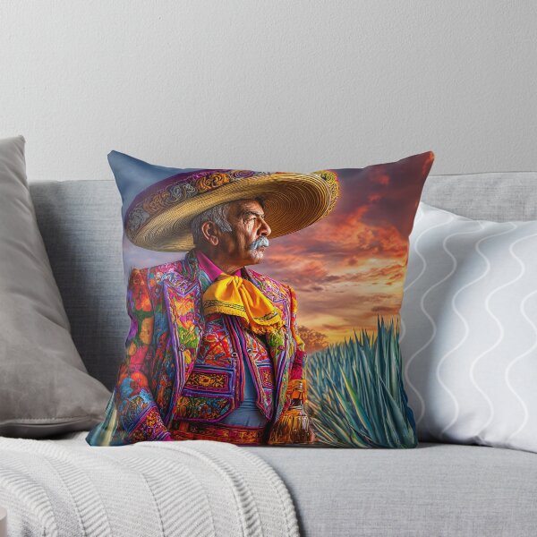 Item preview, Vibrant Traditional Mexican Attire at Sunset designed and sold by Artessie.