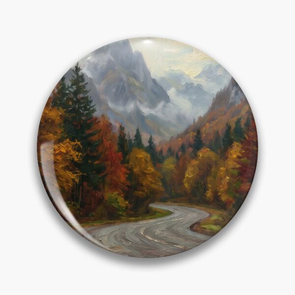 Item preview, Drive Through the Mountains designed and sold by RedPeaStudio.