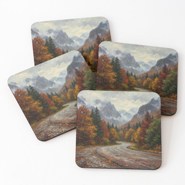 Item preview, Drive Through the Mountains designed and sold by RedPeaStudio.