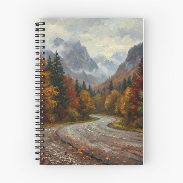 Item preview, Drive Through the Mountains designed and sold by RedPeaStudio.
