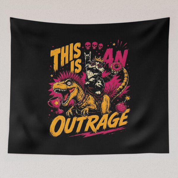 Item preview, This Is An Outrage T-Shirt designed and sold by neelydirt-r.