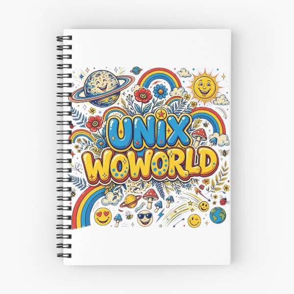 Item preview, Unix Woworld - Happy Chaos Rainbow Planet Groovy 70s Maximalist designed and sold by AwesomeDigiShop.