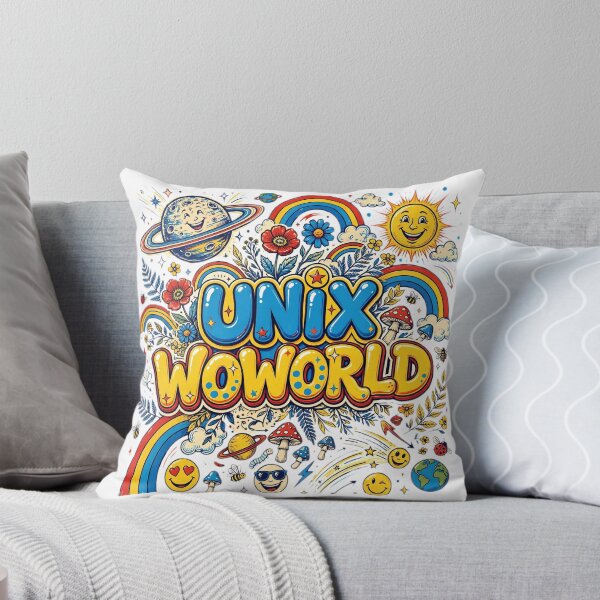 Item preview, Unix Woworld - Happy Chaos Rainbow Planet Groovy 70s Maximalist designed and sold by AwesomeDigiShop.