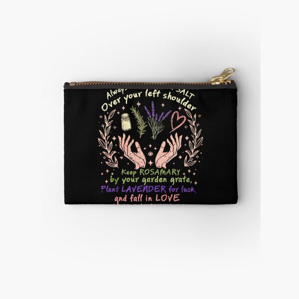 Item preview, Practical Magic Quote Always Throw Spilled Salt Lavender Rosemary designed and sold by schoolofbullies.