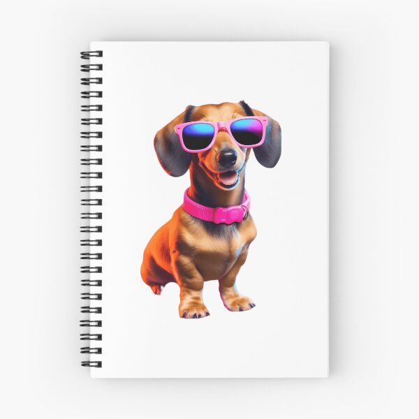 Item preview, Dachshund With Sunglasses No Background Retrowave Style 2 designed and sold by uyndonG-rey.