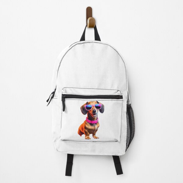 Item preview, Dachshund With Sunglasses No Background Retrowave Style 2 designed and sold by uyndonG-rey.