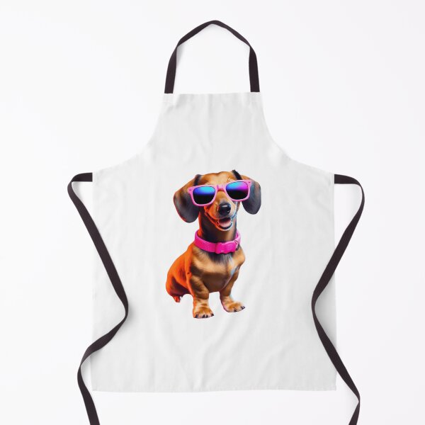Item preview, Dachshund With Sunglasses No Background Retrowave Style 2 designed and sold by uyndonG-rey.
