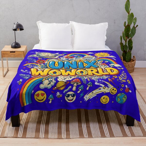 Item preview, Unix Woworld - Happy Chaos Rainbow Planet Groovy 70s Maximalist designed and sold by AwesomeDigiShop.