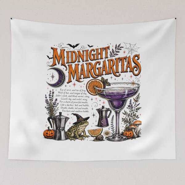 Item preview, Midnight Margaritas Practical Witchy Vibes Fall Season designed and sold by AHAPPYdesigns.