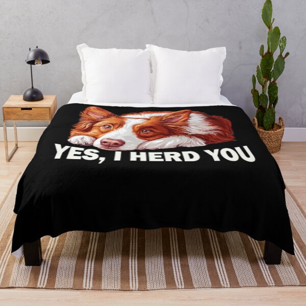 Item preview, Mens Womens Kids Funny Herd You Red Border Collie Lover designed and sold by TaraxDoolittle.