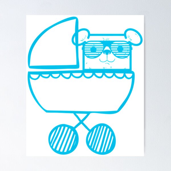 Item preview, Dog In Stroller With Sunglasses - Thug Life designed and sold by uyndonG-rey.